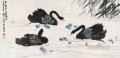 Cisnes negros de Wu zuoren China tradicional